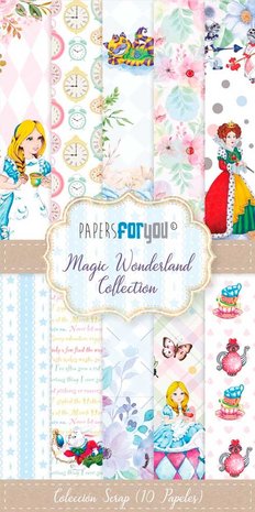 Papers For You Magic Wonderland Slim Scrap Paper Pack (10pcs) (PFY-4699) (DISCONTINUED) Papers For You Magic Wonderland Slim Scrap Paper Pack (10pcs) (PFY-4699) (DISCONTINUED)