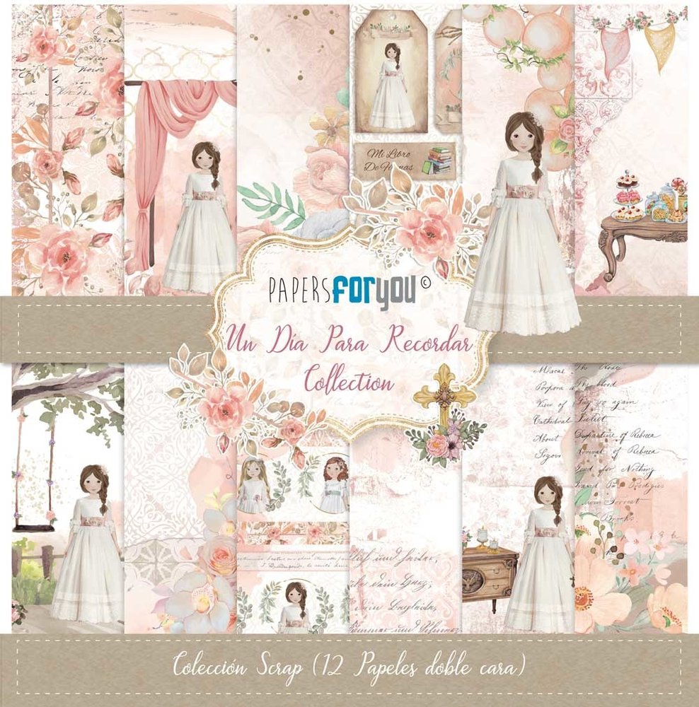 Papers For You Un Día Para Recordar Niña Morena Scrap Paper Pack (12pcs) (PFY-10004) (DISCONTINUED) Papers For You Un Día Para Recordar Niña Morena Scrap Paper Pack (12pcs) (PFY-10004) (DISCONTINUED)