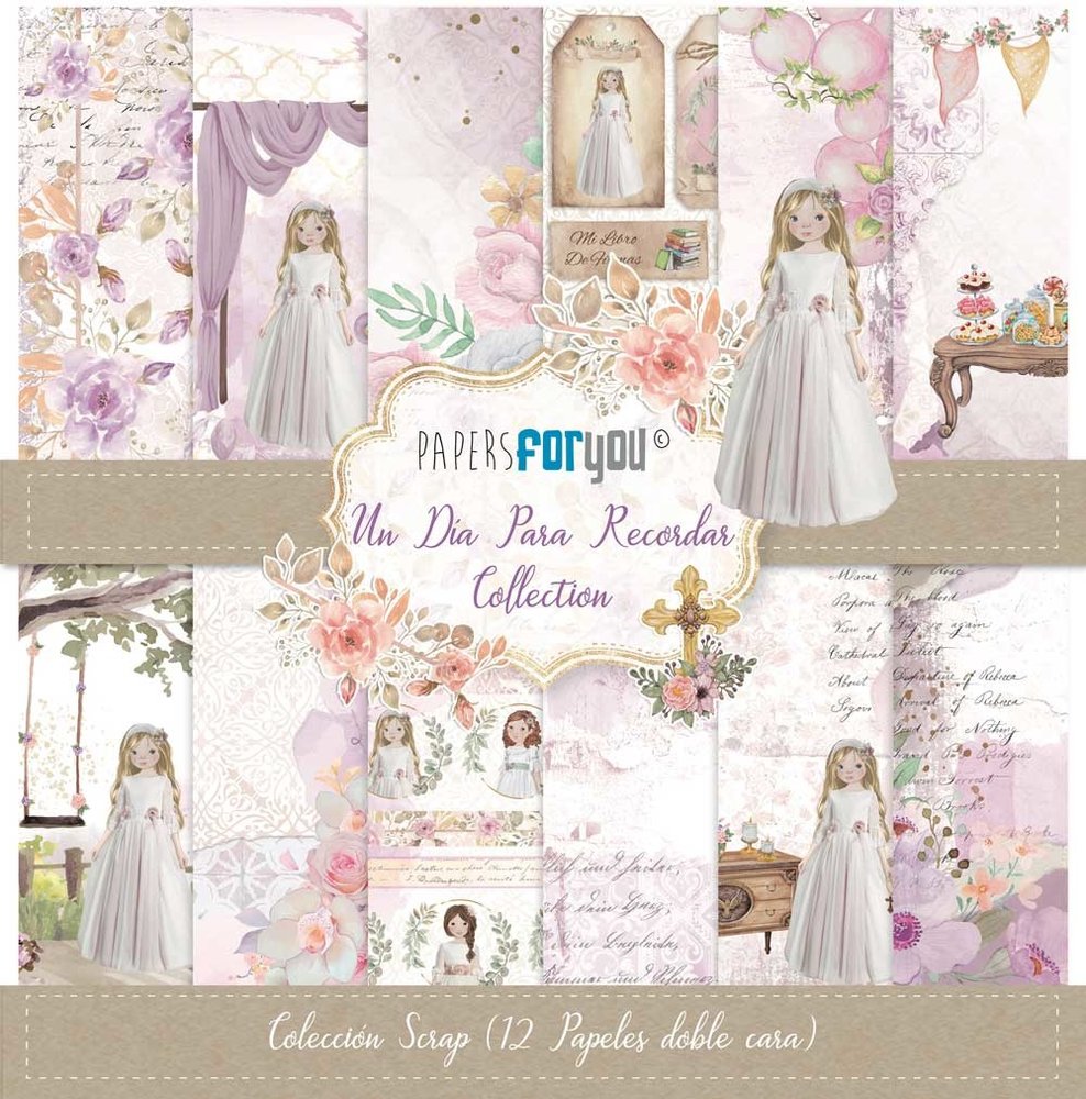 Papers For You Un Día Para Recordar Niña Rubia Scrap Paper Pack (12pcs) (PFY-10033) (DISCONTINUED) Papers For You Un Día Para Recordar Niña Rubia Scrap Paper Pack (12pcs) (PFY-10033) (DISCONTINUED)