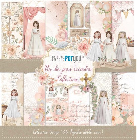 Papers For You Un Día Para Recordar Tres Niñas Scrap Paper Pack (36pcs) (PFY-10091) (DISCONTINUED) Papers For You Un Día Para Recordar Tres Niñas Scrap Paper Pack (36pcs) (PFY-10091) (DISCONTINUED)