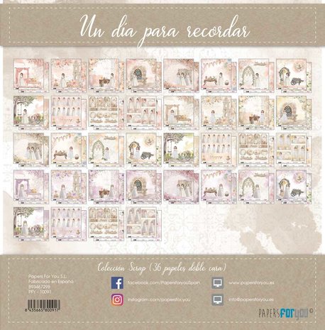 Papers For You Un Día Para Recordar Tres Niñas Scrap Paper Pack (36pcs) (PFY-10091) (DISCONTINUED) Papers For You Un Día Para Recordar Tres Niñas Scrap Paper Pack (36pcs) (PFY-10091) (DISCONTINUED)