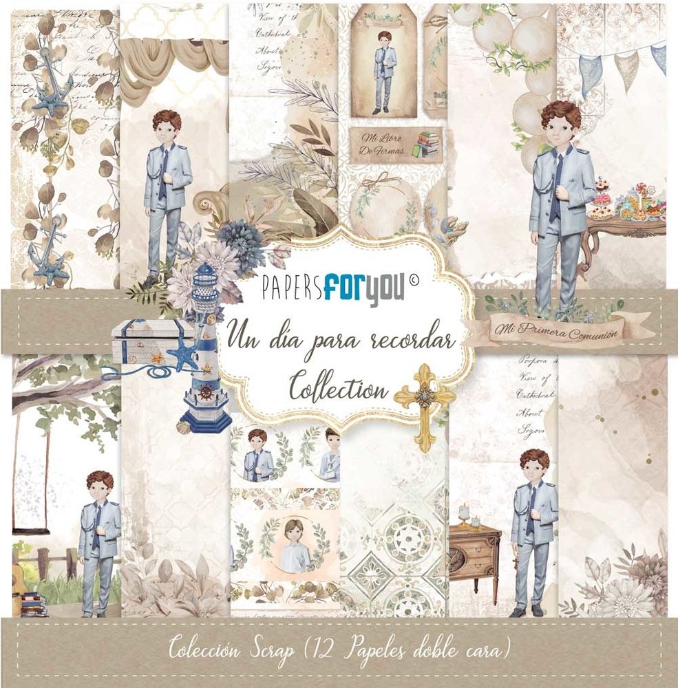Papers For You Un Día Para Recordar Niño Pelirrojo Scrap Paper Pack (12pcs) (PFY-10062) (DISCONTINUED)