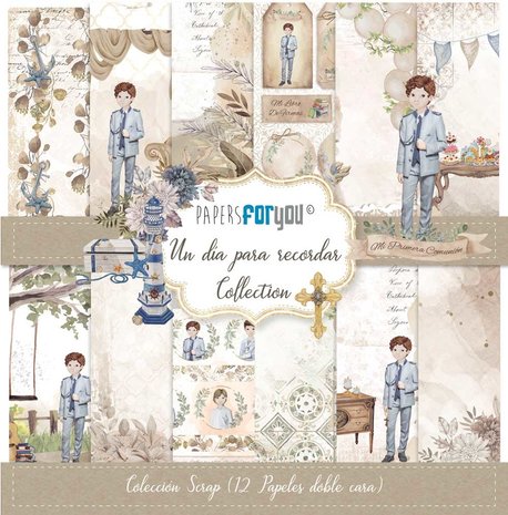 Papers For You Un Día Para Recordar Niño Pelirrojo Scrap Paper Pack (12pcs) (PFY-10062) (DISCONTINUED)