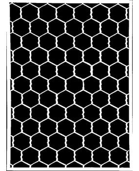 IndigoBlu Chicken Shed 5x8 Inch Stencil (IND0952) (OUTLET)