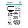 Spellbinders All Geek Clear Stamp (STP-073) Spellbinders All Geek Clear Stamp (STP-073)