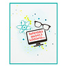 Spellbinders All Geek Clear Stamp (STP-073) Spellbinders All Geek Clear Stamp (STP-073)