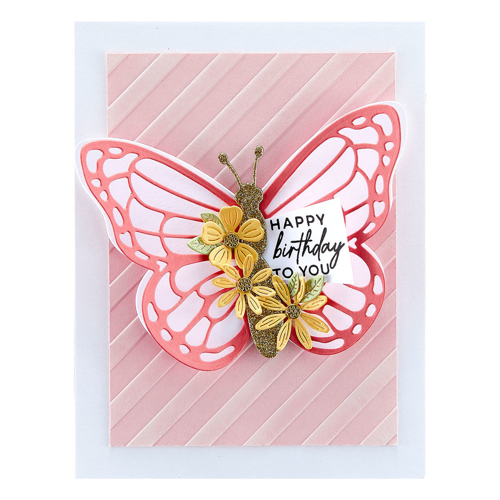 Spellbinders Butterfly Sentiments Clear Stamp (STP-081) (OUTLET) Spellbinders Butterfly Sentiments Clear Stamp (STP-081) (OUTLET)