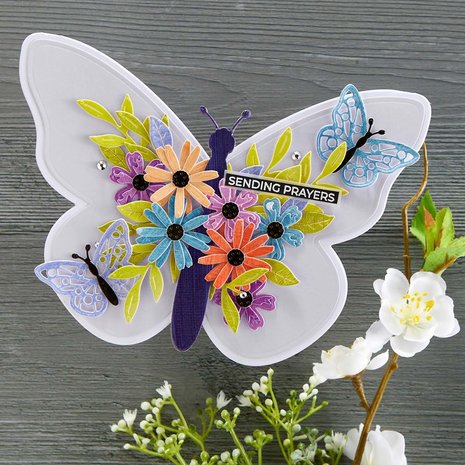 Spellbinders Butterfly Sentiments Clear Stamp (STP-081) (OUTLET) Spellbinders Butterfly Sentiments Clear Stamp (STP-081) (OUTLET)