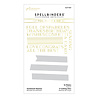 Spellbinders Sentiment Banner Glimmer Hot Foil Plate & Die (GLP-303) (DISCONTINUED) Spellbinders Sentiment Banner Glimmer Hot Foil Plate & Die (GLP-303) (DISCONTINUED)
