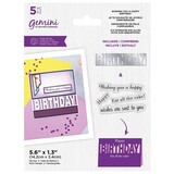 Gemini Wishing You a Happy BIRTHDAY Stamp & Die (GEM-STD-WYAHB) (DISCONTINUED)