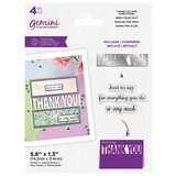 Gemini THANK YOU for everything Stamp & Die (GEM-STD-TYFE) (DISCONTINUED)