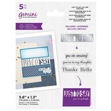 Gemini JUST TO SAY You Are Amazing Stamp & Die (GEM-STD-JTSYAA) (DISCONTINUED)