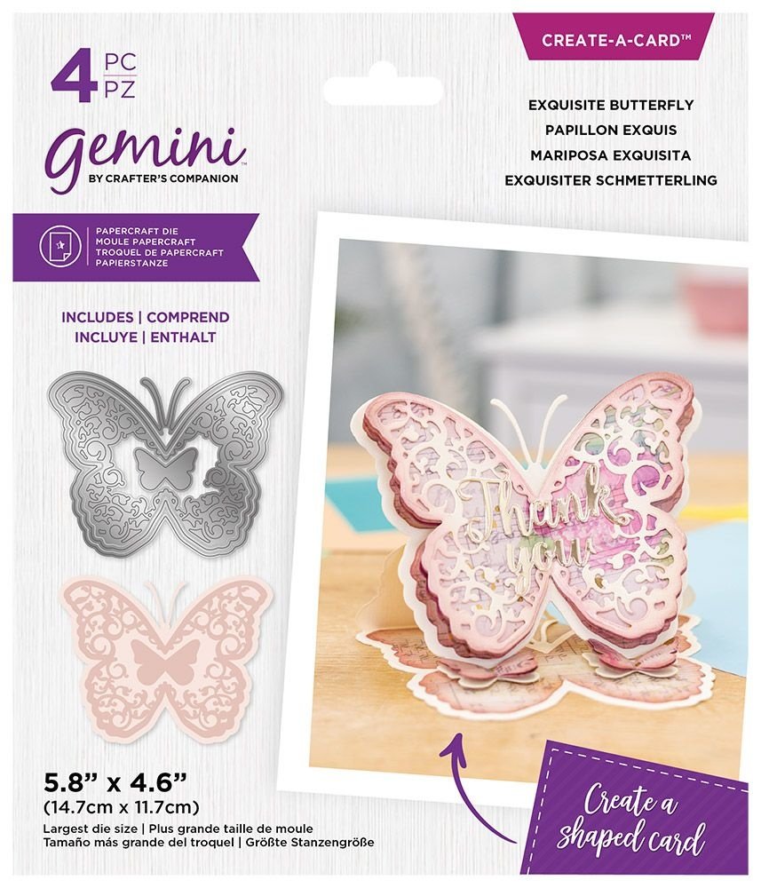 Gemini Exquisite Butterfly Create-a-Card Dies (GEM-MD-CAD-EXBU) (DISCONTINUED) Gemini Exquisite Butterfly Create-a-Card Dies (GEM-MD-CAD-EXBU) (DISCONTINUED)