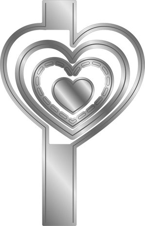 Gemini Swing Card Heart Elements Dies (GEM-MD-ELE-SC-HEA) (DISCONTINUED)