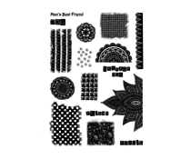 Crafty Individuals Man's Best Friend Unmounted Rubber Stamps (CI-595)