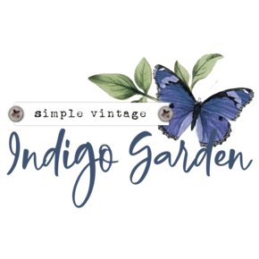 Simple Vintage Indigo Garden