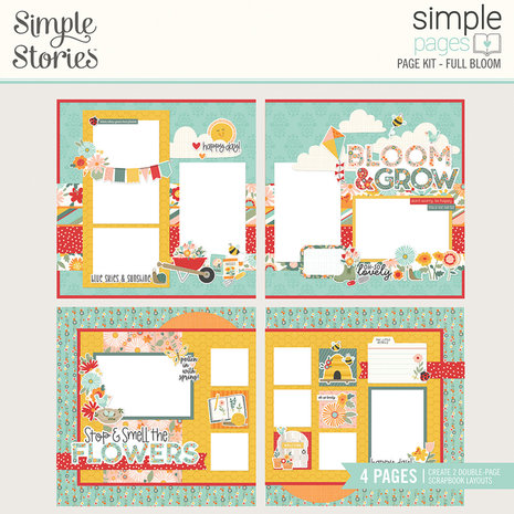 Simple Stories Simple Pages Kit Full Bloom (17028) (DISCONTINUED)