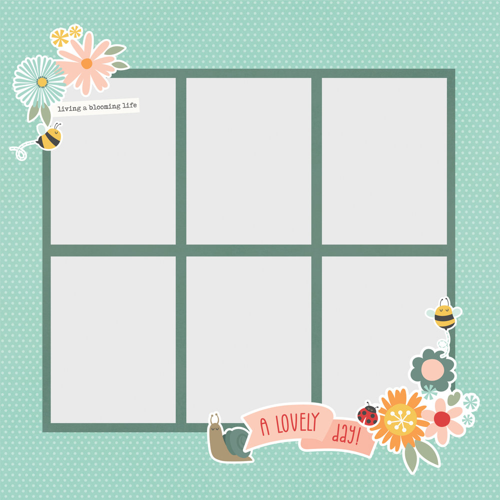 Simple Stories Simple Pages Pieces Full Bloom (17027) (DISCONTINUED)