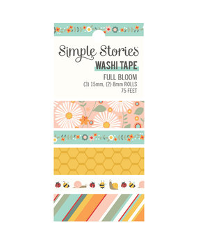 Simple Stories Full Bloom Washi Tape (17025) (OUTLET)