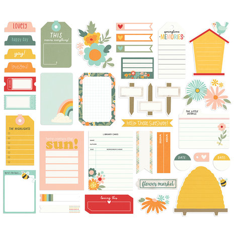 Simple Stories Full Bloom Journal Bits (17018) (DISCONTINUED)