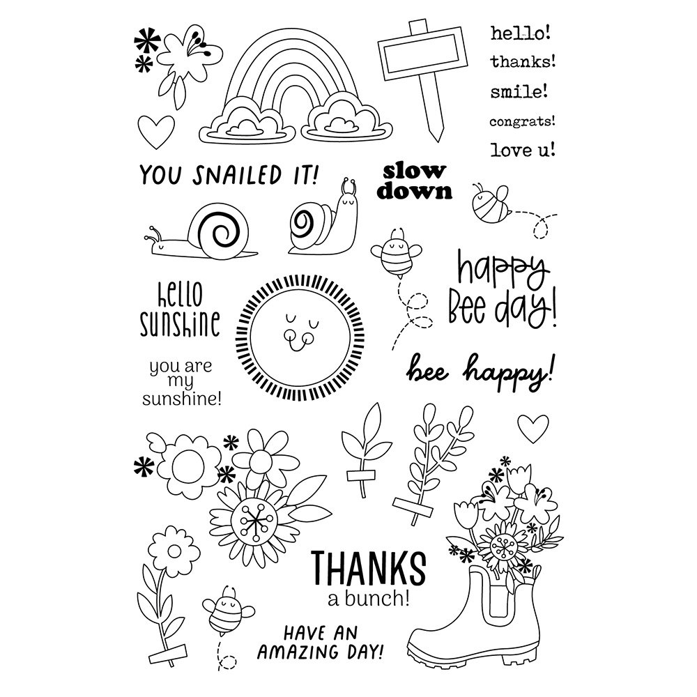 Simple Stories Full Bloom Clear Stamps (17015) (OUTLET)