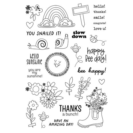 Simple Stories Full Bloom Clear Stamps (17015) (DISCONTINUED)