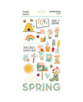 Simple Stories Full Bloom Chipboard (17016) (DISCONTINUED)