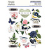 Simple Vintage Indigo Garden Layered Stickers (17128) (DISCONTINUED)