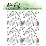 Picket Fence Studios Dancing in the Rain 4x4 Inch Clear Stamps (BB-181) (OUTLET)