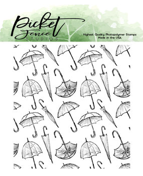 Picket Fence Studios Dancing in the Rain 4x4 Inch Clear Stamps (BB-181) (OUTLET)