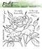 Budding Roses 6x6 Inch Clear Stamps (F-161) (OUTLET)