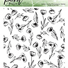 Picket Fence Studios Blossoms 4x4 Inch Clear Stamps (F-169) (OUTLET)