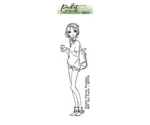 Picket Fence Studios BFF Faith Girl 2x6 Inch Clear Stamps (BFF-115)
