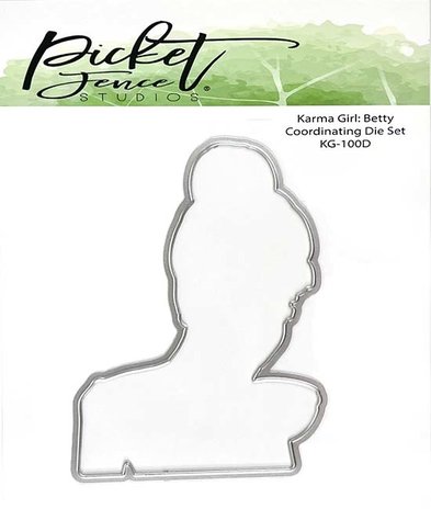 Picket Fence Studios Karma Girl: Betty 3x4 Inch Dies (KG-100D) (OUTLET)
