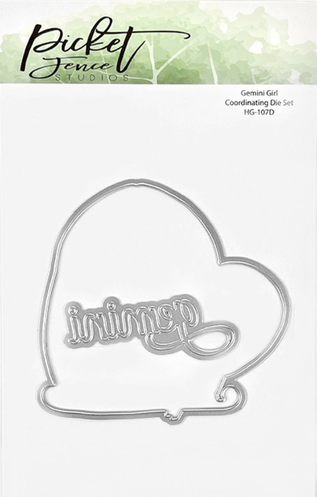 Picket Fence Studios Gemini Girl 4x6 Inch Dies (HG-107D) (OUTLET)