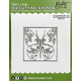 Picket Fence Studios Flying Butterfly Slim Line 4x4 Inch Die Cutting System Insert (SDCS-147) (OUTLET)