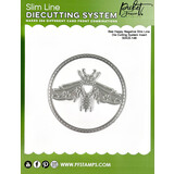 Picket Fence Studios Bee Happy Negative Slim Line 4x4 Inch Die Cutting System Insert (SDCS-146) (OUTLET)