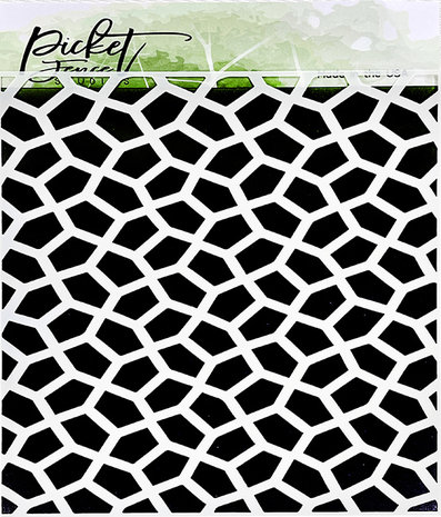 Picket Fence Studios Cobblestone 6x6 Inch Stencil (SC-290) (OUTLET)