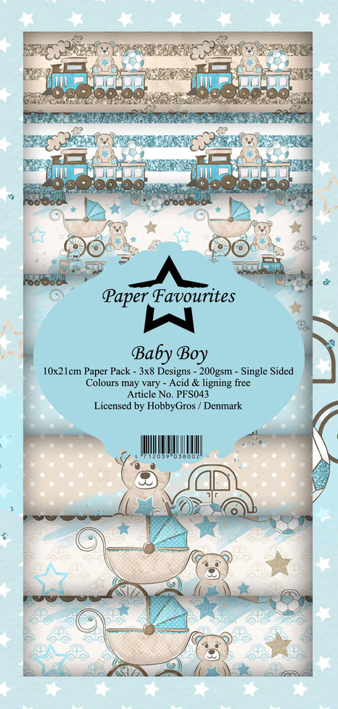 Paper Favourites Baby Boy Slim Paper Pack (PFS043) (DISCONTINUED) Paper Favourites Baby Boy Slim Paper Pack (PFS043) (DISCONTINUED)