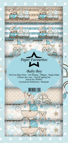 Paper Favourites Baby Boy Slim Paper Pack (PFS043) (DISCONTINUED) Paper Favourites Baby Boy Slim Paper Pack (PFS043) (DISCONTINUED)