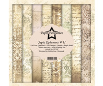 Paper Favourites Sepia Ephemera # II 6x6 Inch Paper Pack (PF200)