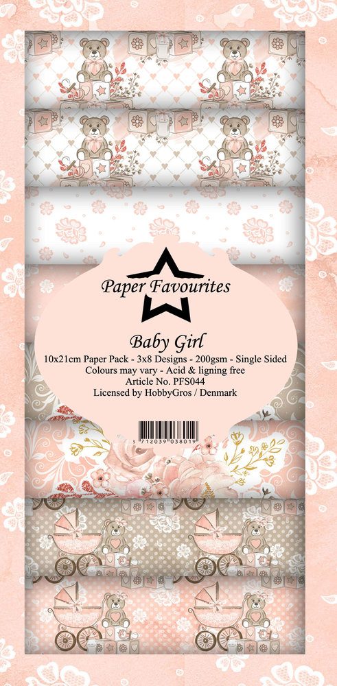 Paper Favourites Baby Girl Slim Paper Pack (PFS044) (DISCONTINUED) Paper Favourites Baby Girl Slim Paper Pack (PFS044) (DISCONTINUED)