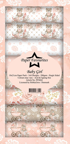 Paper Favourites Baby Girl Slim Paper Pack (PFS044) (DISCONTINUED) Paper Favourites Baby Girl Slim Paper Pack (PFS044) (DISCONTINUED)
