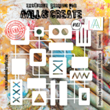 Aall and Create Stencil 6x6 Inch Components (AALL-PC-107) (DISCONTINUED)