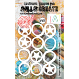 Aall and Create Stencil A6 Secret Stars (AALL-PC-102) (DISCONTINUED)
