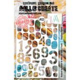 Aall and Create Stencil A5 Flagstone Figures (AALL-PC-132) (DISCONTINUED)