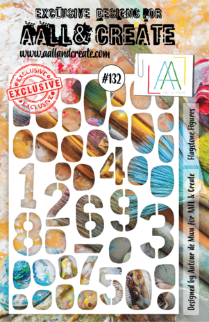 Aall and Create Stencil A5 Flagstone Figures (AALL-PC-132) (DISCONTINUED) Aall and Create Stencil A5 Flagstone Figures (AALL-PC-132) (DISCONTINUED)