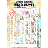Aall and Create Stencil A4 Tribal Lines (AALL-PC-048) (DISCONTINUED)