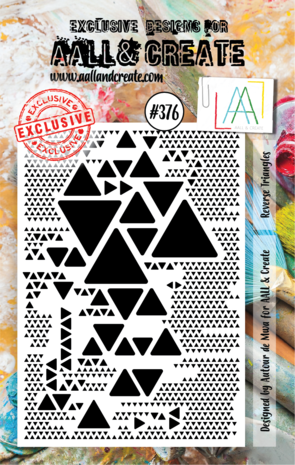 Aall and Create Stamp Set A7 Reserve Triangles (AALL-TP-376) (DISCONTINUED)