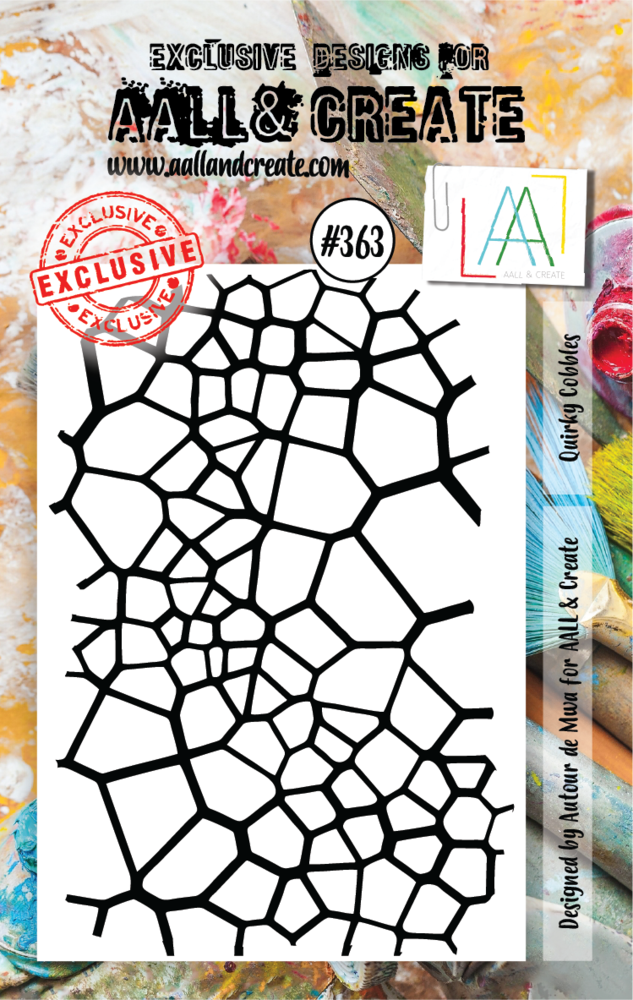 Aall and Create Stamp Set A7 Quirky Cobbles (AALL-TP-363) (DISCONTINUED) Aall and Create Stamp Set A7 Quirky Cobbles (AALL-TP-363) (DISCONTINUED)